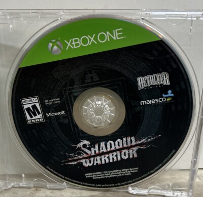 Shadow Warrior Microsoft Xbox One Video Game Disc Only Tested Clean Disc