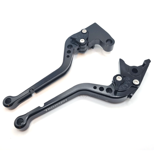 Long Black Adjustable Clutch & Brake Levers Triumph Trident 660 + More models eBay