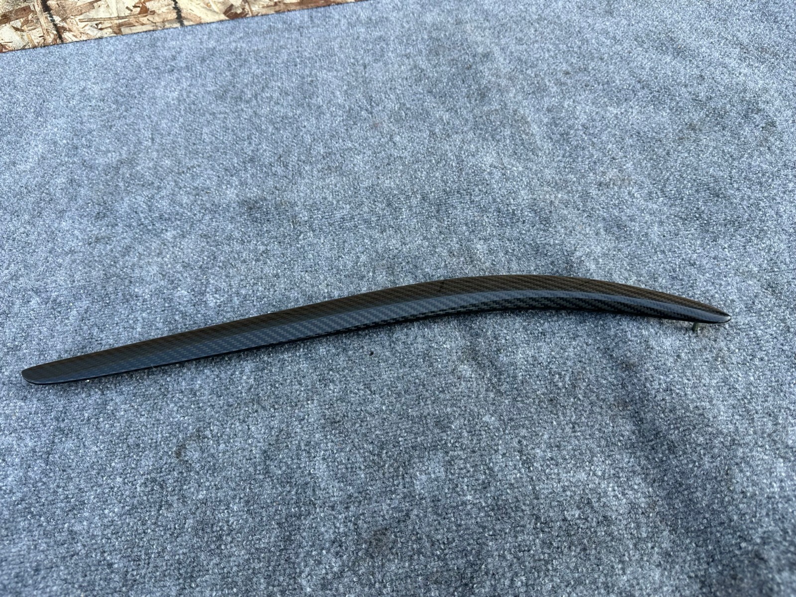 REAR LEFT DOOR PANEL CARBON FIBER TRIM OEM 09-19 MASERATI GRANTURISMO M145