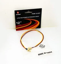 Link Depot POW-12-EXT 3-Pin Fan Power Extension Cable*5