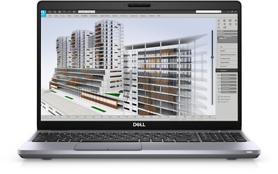 Dell Precision 15.6  FHD Laptop 6-Core i7 32GB RAM 512GB SSD Windows 11 NVIDIA