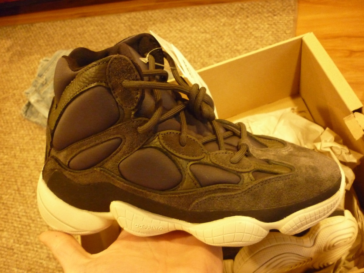 Men's Brand New Adidas Yeezy 500 High 'Slate' Fashion Sneakers
