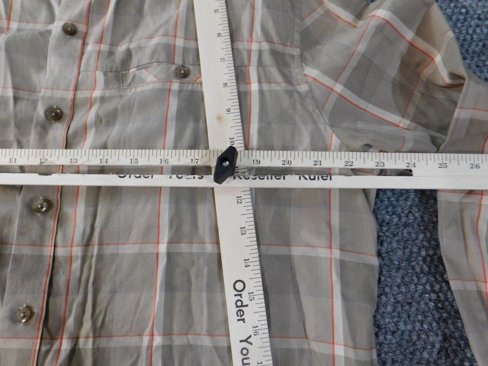 Sean John Shirt XL EXtra Large beige mens plaid button up hip hop Y2K classic - Image 4 of 4