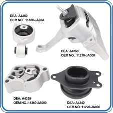 4 PCS MOTOR & TRANS MOUNT For 2007-2012 -17 Nissan Altima 2.5L - Auto CVT Trans