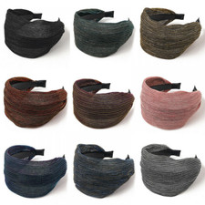 Women Ladies Hairband Bright Lace Wide Headband Wide Hair Band Hoop Accessories