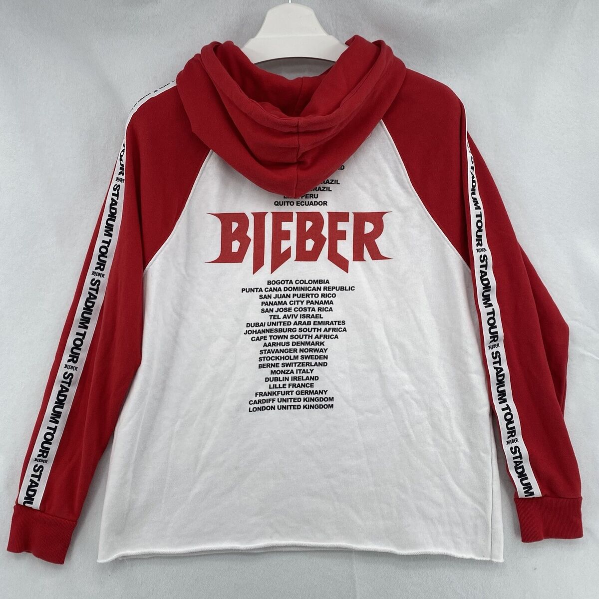 Justin Bieber Stadium Tour Purpose Tour H&M Divided Hoodie Justin Bieber Stadium Tour Purpose Tour H&M Divided Hoodie