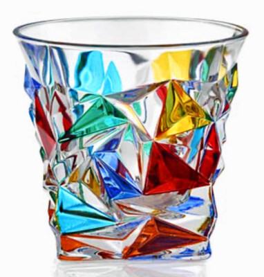 CORTINA STEMLESS WINE GLASS | OLD FASHIONED GLASS - EACH - VENETIAN GLASSWARE