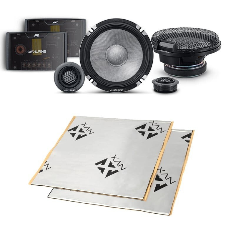 Компонентные динамики Alpine R2-S652 мощностью 200 Вт RMS 65 с функцией демпфирования звука 6499000₽