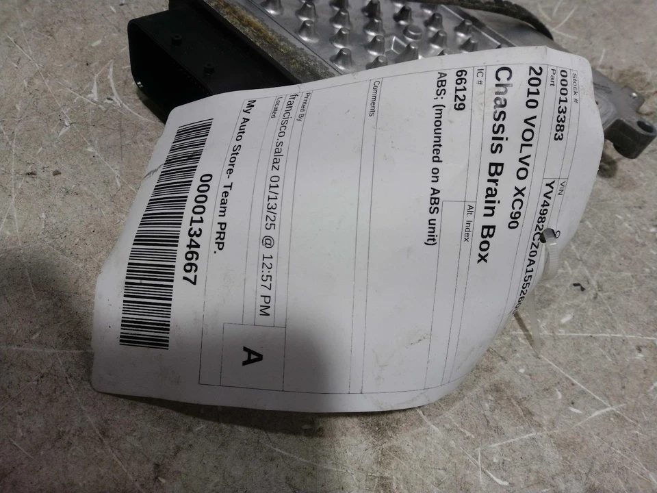 Módulo de controle ABS usado serve: 2010 Volvo XC90 ABS montado em unidade ABS 8 cilindros - Imagem 4 de 4