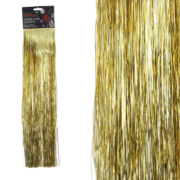 Widdle Wonderland Weihnachts Lametta Dekorative Tinsel SträNge Gold-image