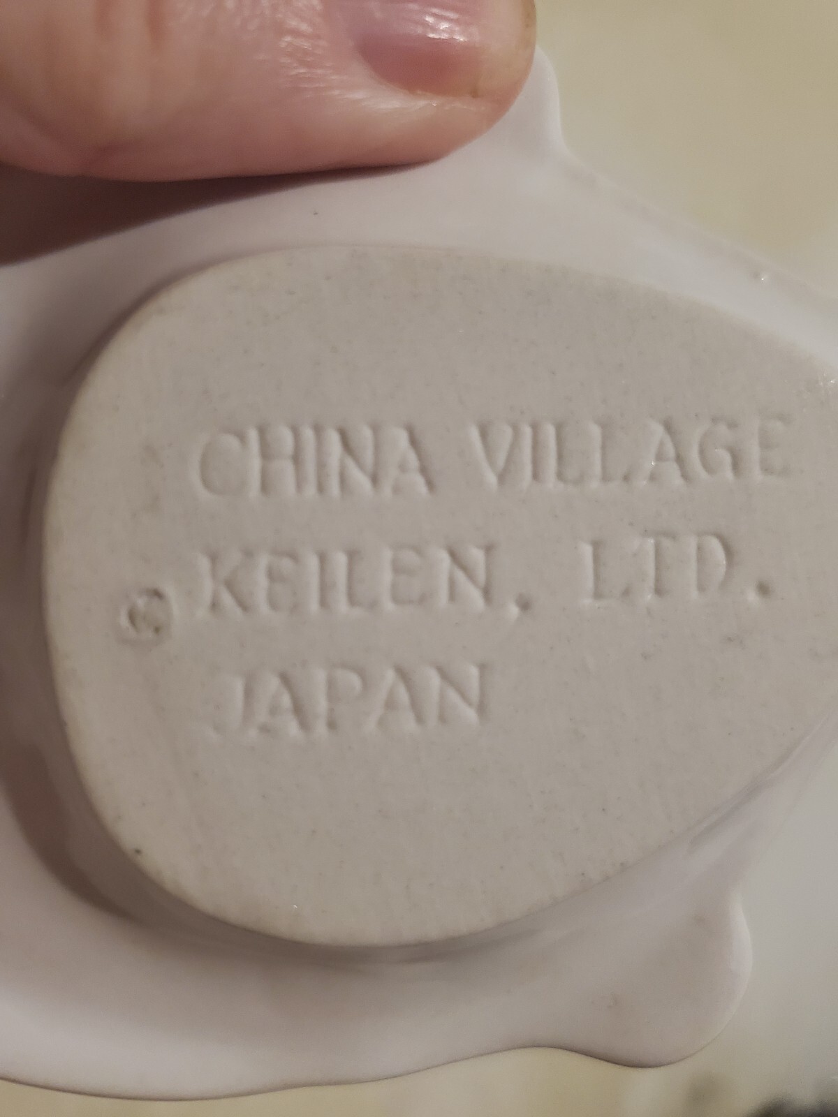 Ginger Garlic Wasabi Grater Dish Fish Flounder White Porcelain Japan Keilen Ltd.