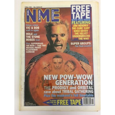 NEW MUSICAL EXPRESS NME MAGAZINE 6 MAY 1995 npbox65 THE PRODIGY LS