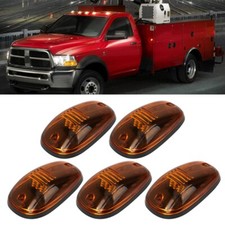 5pcs Amber Cover Lens Roof Cab Marker Running Lights For 03-14 Dodge Ram 1500 5pcs Amber Cover Lens Roof Cab Marker Running Lights For 03-14 Dodge Ram 1500