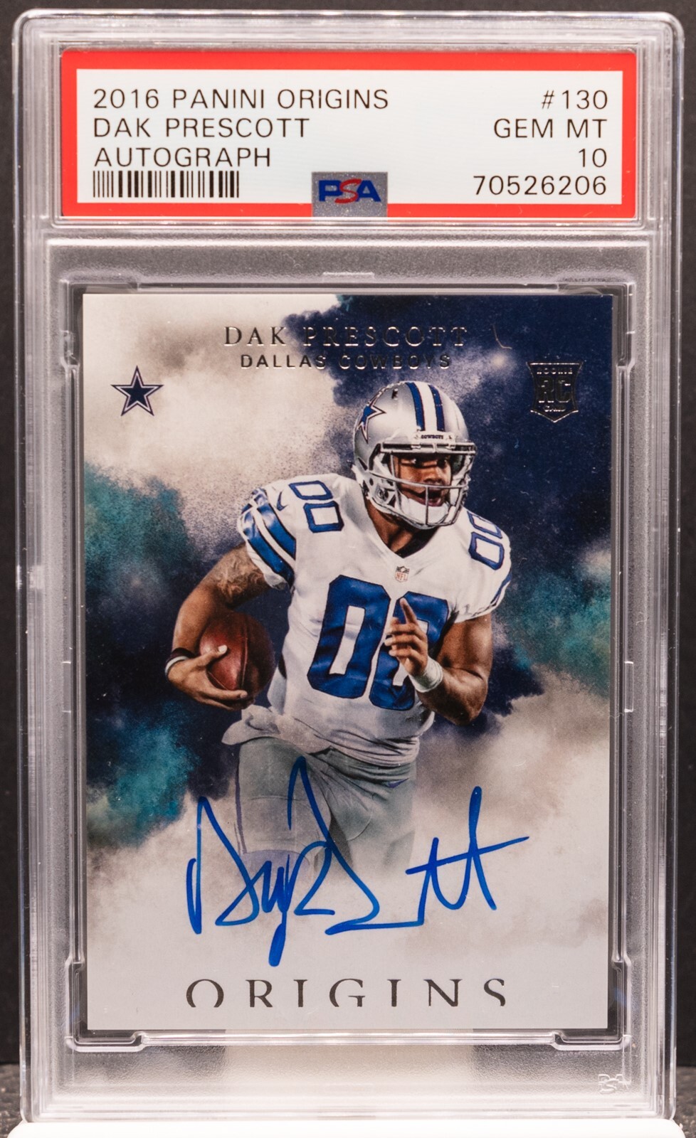 Dak Prescott Panini Origins #130 Autograph