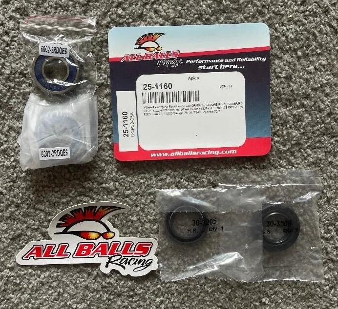 HONDA CR 85 R 2003-2007 ALL BALLS REAR WHEEL BEARINGS BEARING KIT