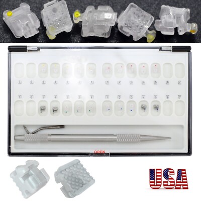 Orthodontic Brackets Self Ligating Damon Empower Clear Ceramic Braces MBT 022