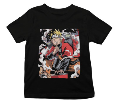 Naruto Ninja kakashi sauke NInja Anime Bio Baumwolle T-Shirt Kinder 98 - 164