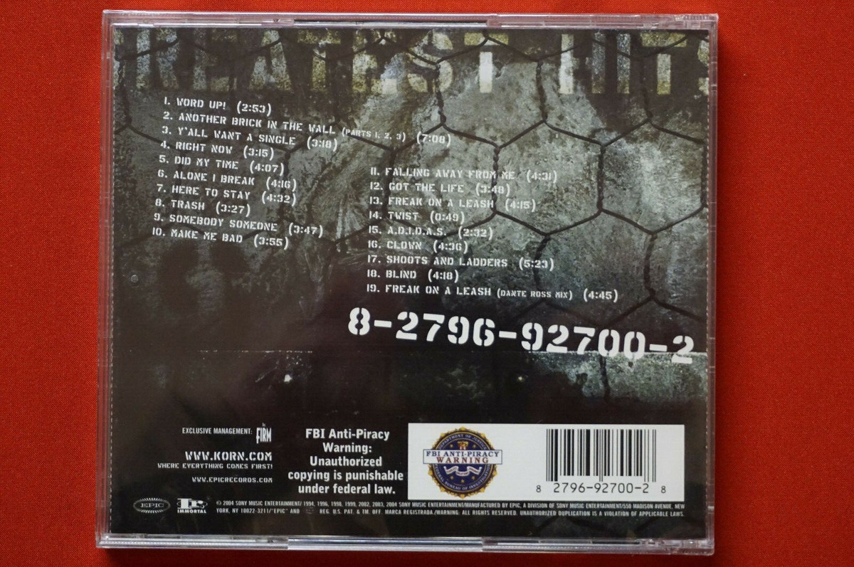 洋楽 KORN Cd Korn – Korn – CD (Album, Repress), [r13196872] | Discogs