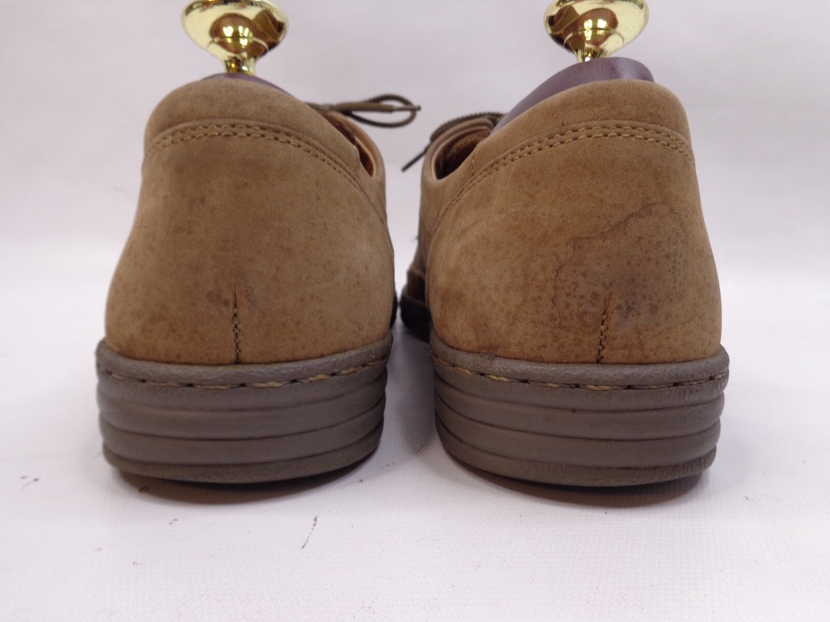 MEPHISTO AIR-JET PERFORATED SUEDE LEATHER LOWTOP SNEAKERS 