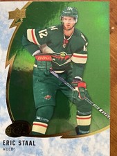 19-20 UD Ice Hockey 45 Green Parallel Eric Stall