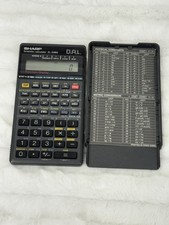 Sharp EL-506G Scientific Calculator with Function Display and Case