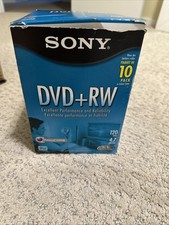 Sony DVD + RW 8 Pack Rewriteable DVD Discs 4....