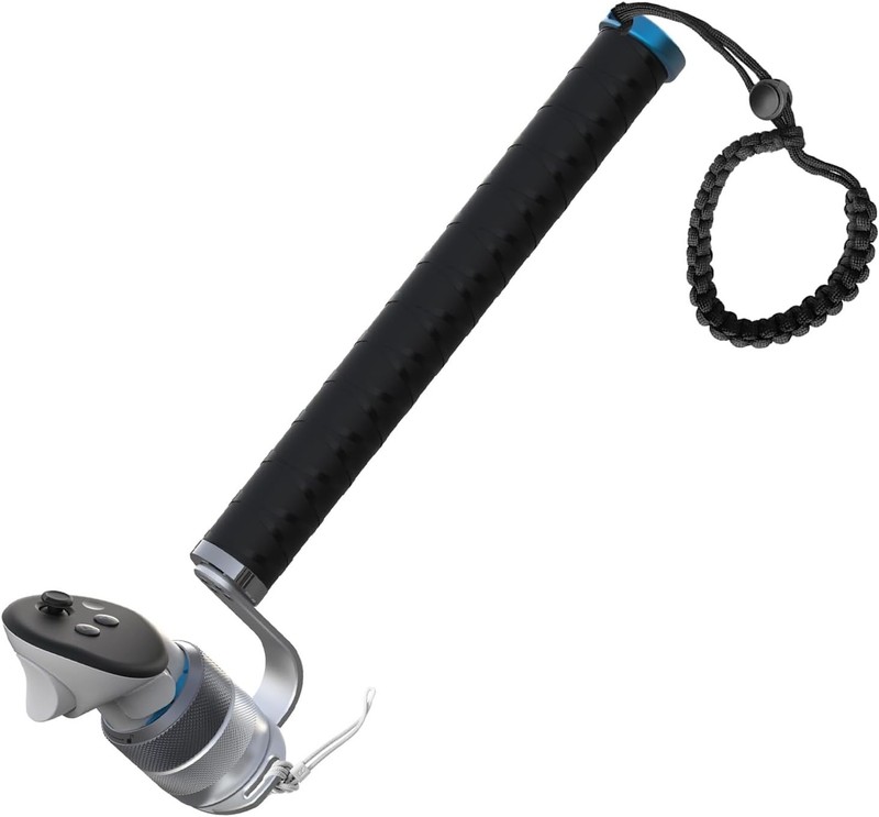 YEZRO VR Cricket Bat Attachment  for iB Cricket for Meta Quest 3/3s & Quest Pro