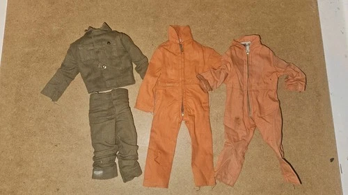 Vintage GI JOE 1964 ACTION SOLDIER PILOT CLOTHES UNIFORM JAPAN LOT