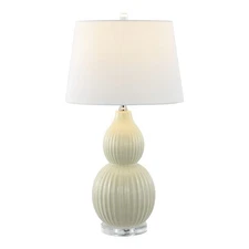 JYL8019C Thatcher 28.25" Ceramic LED Table Lamp Contemporary Transitional Bed...