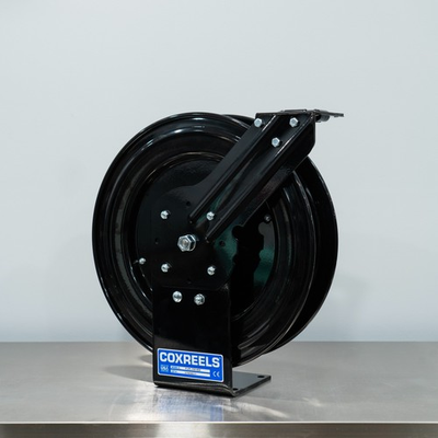 #ad Cox Retractable Hose Reel Custom Black 3 8quot; Air or Pressure Washer Hose 50#x27; $349.00
