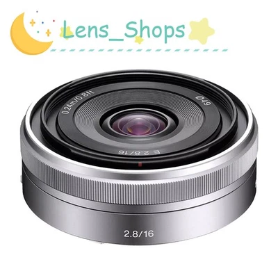 Sony SEL16F28 16mm F2.8 AF for Sony E-mount,Lightweight Wide Angle Silver - Bild 1 von 4