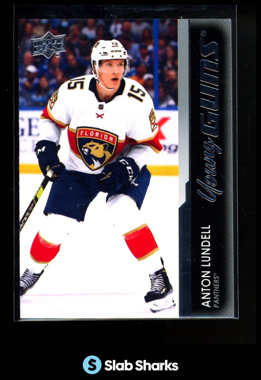 2021 UPPER DECK #489 ANTON LUNDELL YOUNG GUNS RC ROOKIE