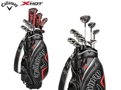 Callaway X HOT Men's Club 11pcs Caddy Bag Set 2021 Carbon Shaft