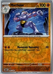 Machoke 067/165 Reverse Holo Scarlet & Violet 151