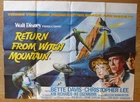 Return From Witch Mountain  original 1970s quad poster, folded