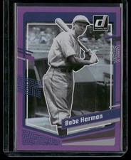 2023 Donruss Babe Herman Holo Purple Brooklyn Robins #170