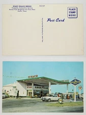 Stan's Texaco Service Goodyear Austin TX Gas Station Chrome Postcard