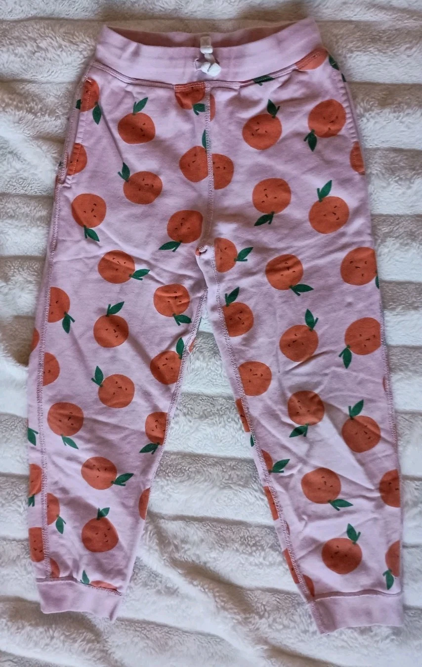 Hanna Anderson Girls Size ORANGE 🍊 JOGGERS