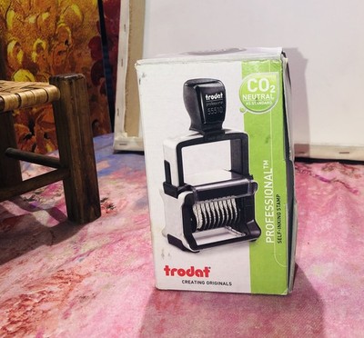 Trodat Numberer Stamp Professional 55510 10 Digit Self Inking 1-5/16'' x 2-1/4''