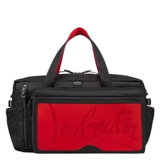 Christian Louboutin Loubideal Sport Duffle Bag Black Nylon New