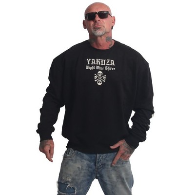 Neuer Yakuza Herren 3RD Oversized Pullover - Schwarz