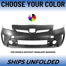 NEW Choose Your Color Painted Front Bumper For 2012-2015 Toyota Prius