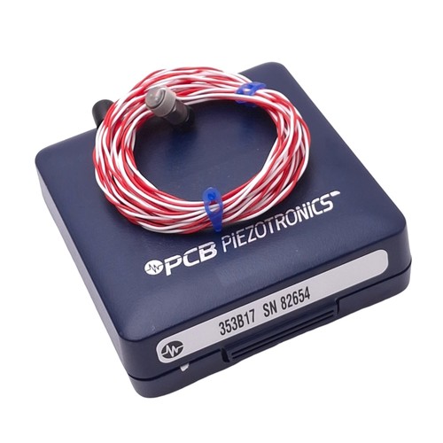 PCB Piezotronics 353B17 Quartz ICP Accelerometer, 10mV/g, +-500g Max, 1-1000Hz