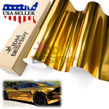 Chrome Gloss Car Vinyl Film Wrap Sticker Decal Air Release Bubble Free Sheet Diy