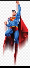 Dc Superman Sticker X Vynil High Gloss Die Cut Sticker X 3.5x2 Inches Sticker X