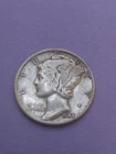 1944 S mercury silver dime San Francisco VF WII Era
