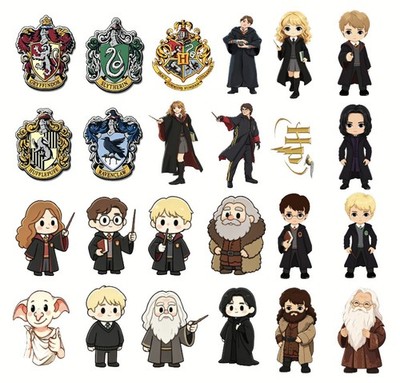 Harry Potter Film Figuren Aufkleber Blatt A4 Sammelalbum Abziehbilder Handwerk Vinyl Zum Selbermachen