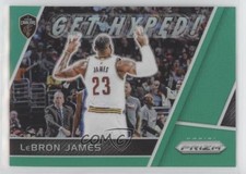 2017-18 Panini Prizm Get Hyped! Green Prizm LeBron James #GH-LJ g2x