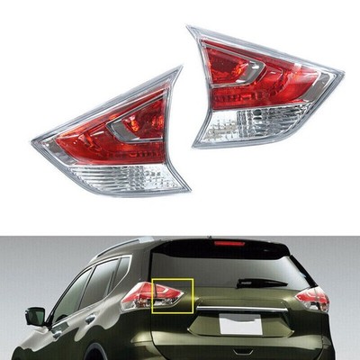 Pair Inner Rear Bumper Tail Stop Brake Light For Nissan X-trail T32 2014-2016
