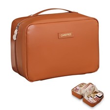 Travel Makeup Bag, Large Capacity Cosmetic Bags for , Waterproof Portable Pou...